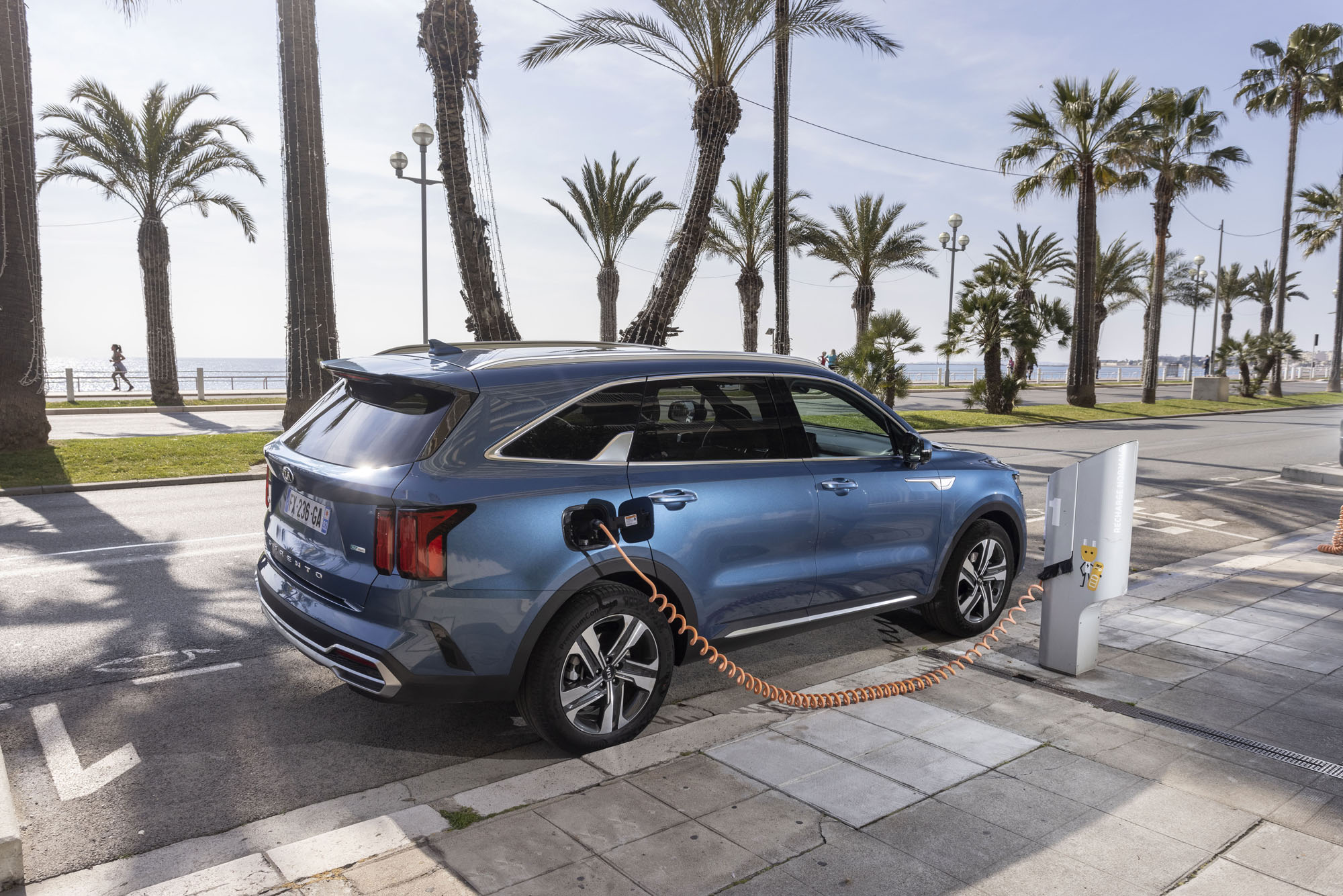 Kia Sorento hybride et sa recharge