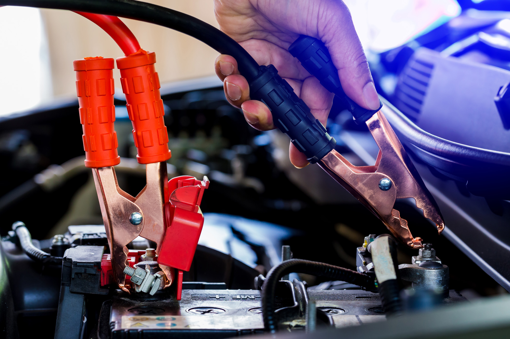 Vérifier la batterie de la voiture