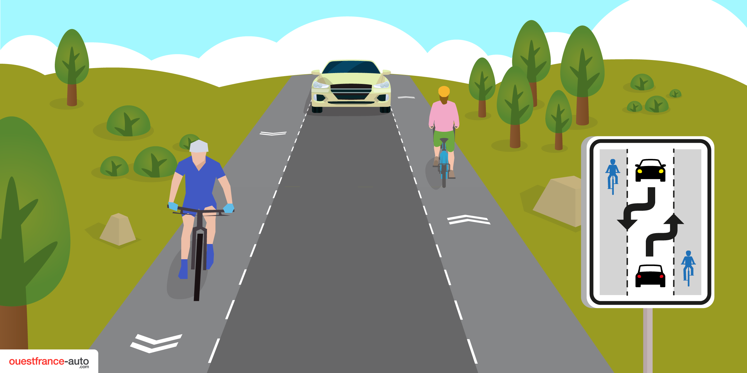 Chaucidou : un panneau de signalisation particulier